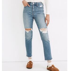 NWT Madewell Perfect Vintage Jean in Denman Wash 25